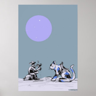 Kitty Cowboy Poster