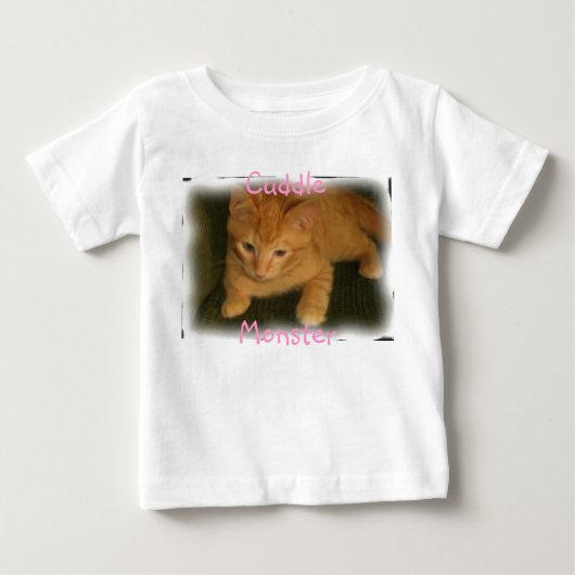 Kitty "Cuddle Monster" Bio Säugling Strampler (Vorderseite)