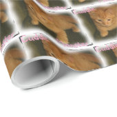 Kitty "Cuddle Monster" Packpapier (Rolleneckpunkt)
