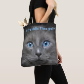 Kitty Cuddle Time — Graue Katze Tasche (Von Nahem)