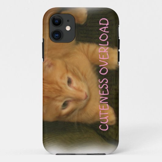 Kitty "CUTENESS OVERLOAD" iPhone 5 Fall Case-Mate iPhone Hülle (Rückseite)