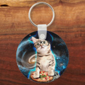 Kitty Dj Cat Schlüsselanhänger (Vorderseite)