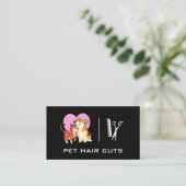 Kitty Doggie Heart Logo Visitenkarte (Stehend Vorderseite)