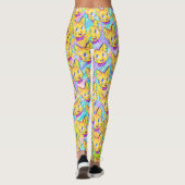 Kitty Doodle Bratislava Kidcore Leggings (Rückseite)