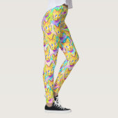 Kitty Doodle Bratislava Kidcore Leggings (Rechts)