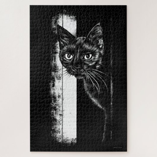 Kitty drinnen puzzle (Vertikal)
