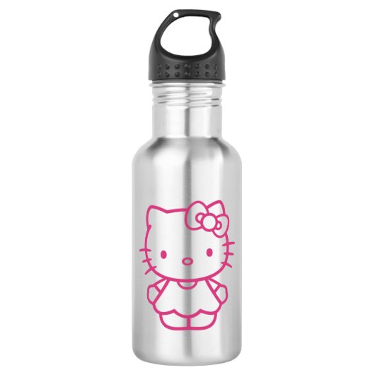 Kitty Edelstahlflasche (Vorderseite)