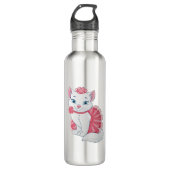 Kitty Edelstahlflasche (Vorderseite)