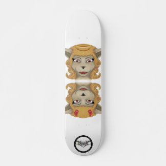 Kitty evil Engel niedlicher Tiere Illustration Skateboard