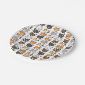 Kitty Faces Cat Themed Paper Teller (Schrägansicht)