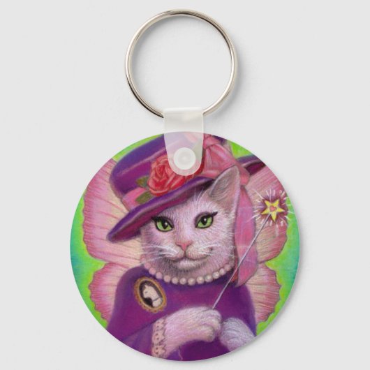 Kitty Fairy Godmutter Schlüsselanhänger (Vorderseite)