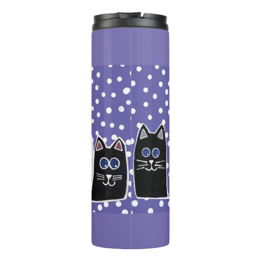 Kitty Family Socks Thermosbecher (Rückseite)