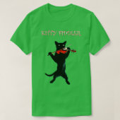 Kitty Fiddler T-Shirt (Design vorne)