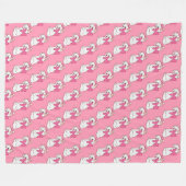 Kitty Fleece Blanket (Vorderseite (Horizontal))