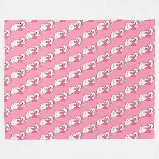 Kitty Fleece Blanket (Vorderseite (Horizontal))