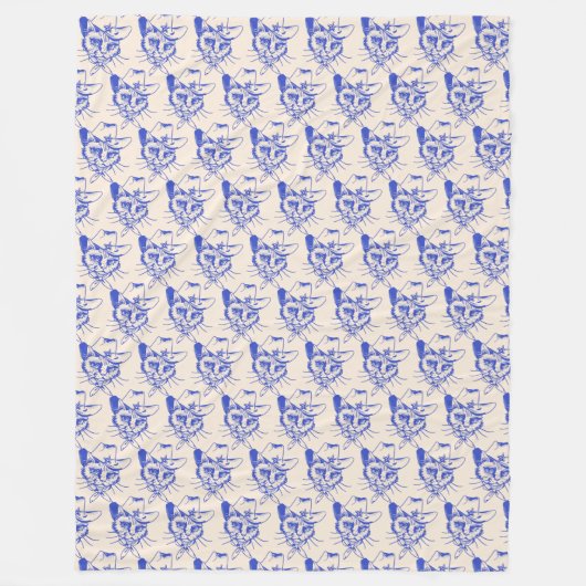Kitty Fleece Blanket (Vorderseite)
