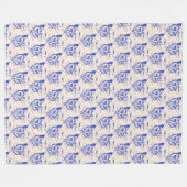 Kitty Fleece Blanket (Vorderseite (Horizontal))