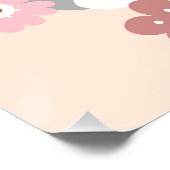 Kitty Flowers Poster (Ecke)