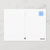 Kitty Fluff! Katze und Maus Erziehen Personalisier Postkarte (Rückseite)