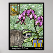 Kitty, Fuschia & Tweet Poster (Vorne)