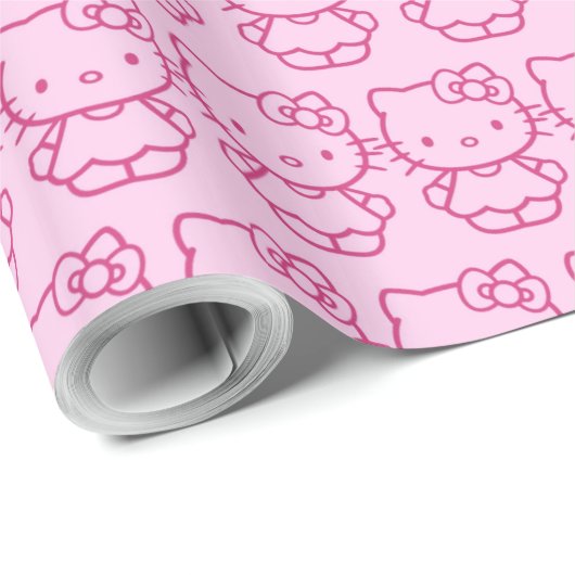 Kitty Geschenkpapier (Rolleneckpunkt)