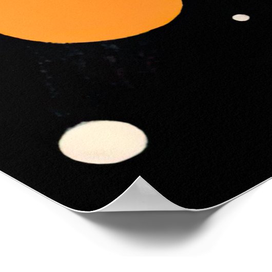 Kitty Girl liest ein Buch Poster (Ecke)