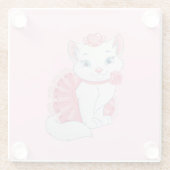 Kitty Glass Untersetzer (Rückseite)