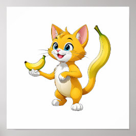 "Kitty Goes Bananas" Poster
