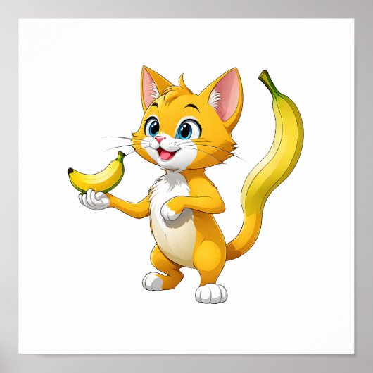 "Kitty Goes Bananas" Poster (Vorne)