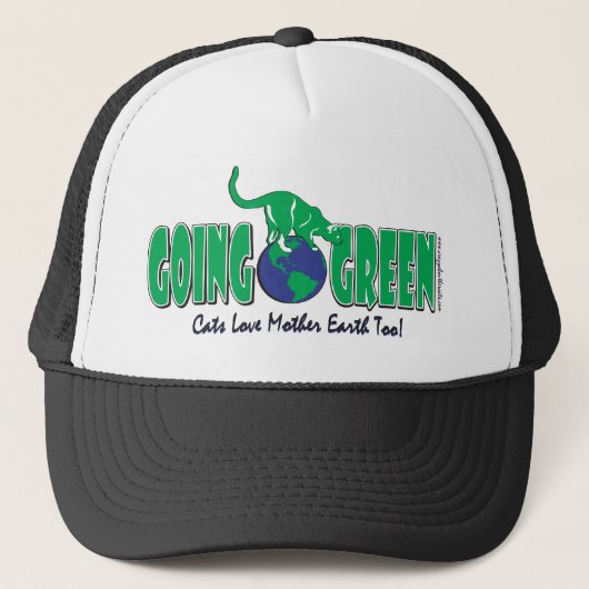 KITTY-GOING-GREEN TRUCKERKAPPE (Vorderseite)