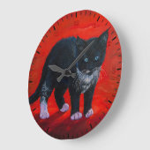 Kitty Große Wanduhr (Winkel)