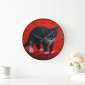 Kitty Große Wanduhr (Zuhause)