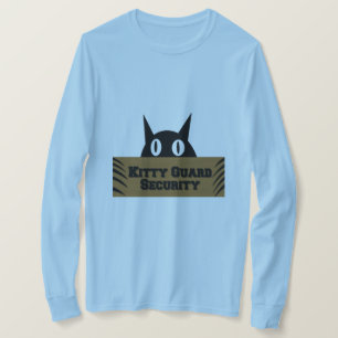 Kitty Guard Security Funny Meme T-Shirt