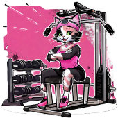 Kitty Gurl, Pink, T-Shirt