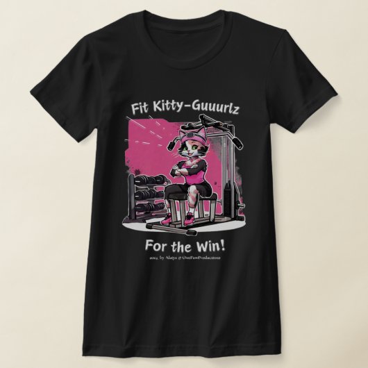 Kitty Gurl, Pink, T-Shirt (Ablage )