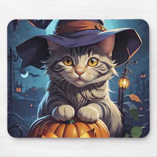 Kitty Halloween Mousepad (Vorne)