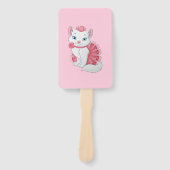 Kitty Hand Fan Fächer (Vorderseite)