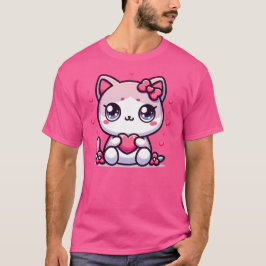 Kitty hat meinen T - Shirt im Herzen
