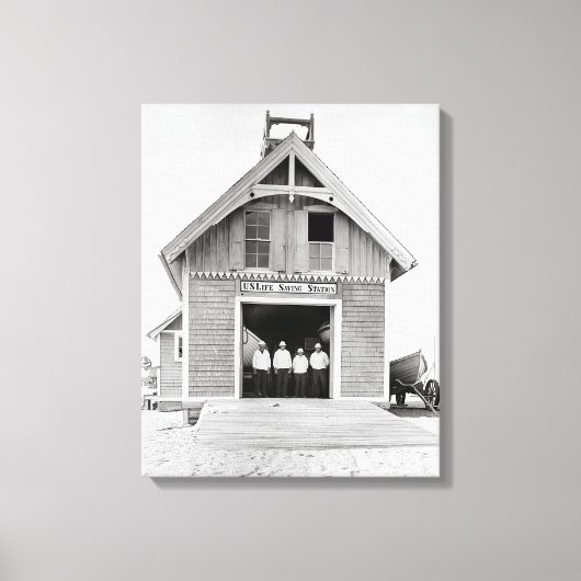 Kitty Hawk Life Rettend Station, 1902 Leinwanddruck (Vorderseite)