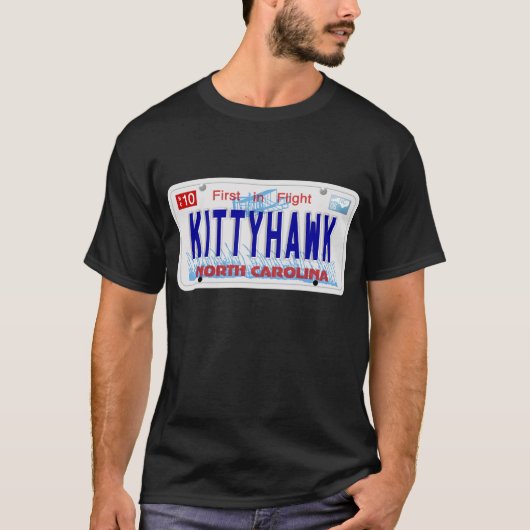 Kitty Hawk - NC-Platte T-Shirt (Vorderseite)