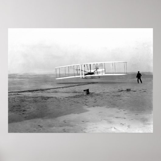 Kitty Hawk, NC Wright Brothers First in Flight Poster (Vorne)