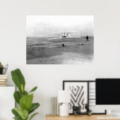 Kitty Hawk, NC Wright Brothers First in Flight Poster (Heimbüro)