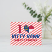 Kitty Hawk, North Carolina Postkarte (Stehend Vorderseite)