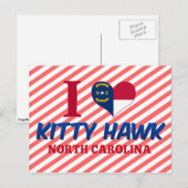 Kitty Hawk, North Carolina Postkarte (Vorne/Hinten)