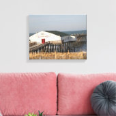 Kitty Hawk Pier, NC, Foto auf Leinwand (Insitu (Wohnzimmer))