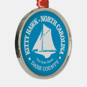Kitty Hawk (sloop) Ornament Aus Metall (Rechts)