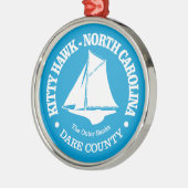 Kitty Hawk (sloop) Ornament Aus Metall (Links)