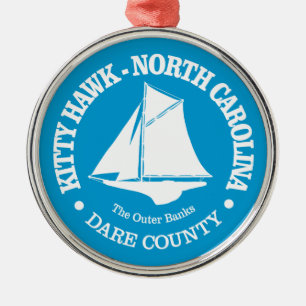 Kitty Hawk (sloop) Ornament Aus Metall