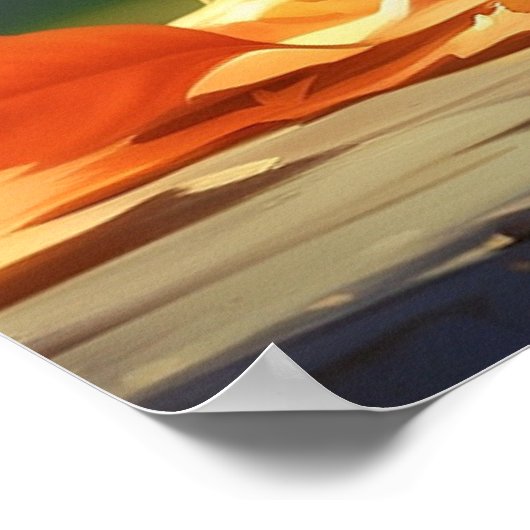 *~* Kitty Herbstlaube 5:4 Kitten Cat AP68 Poster (Ecke)