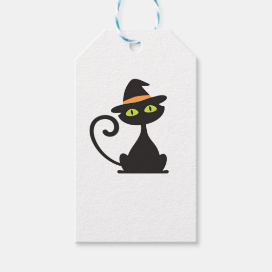Kitty Hexe Classic T - Shirt Geschenkanhänger (Vorderseite)